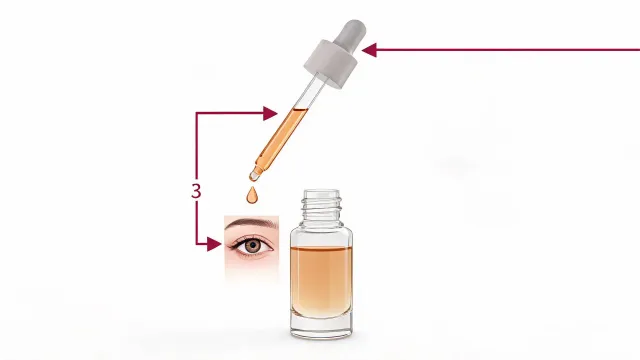 Eye serum specification worksheet illustration, not a premises map